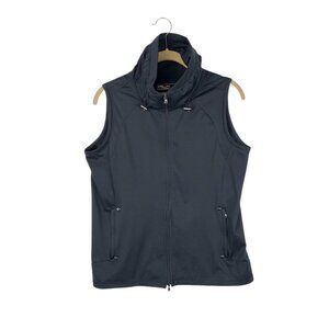 RLX Ralph Lauren Lightweight Vest Womens Black High Neck Size Medium